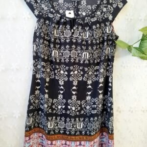 שמלה של דפנה לוינסון עם הדפס אתני קלאסי | 40