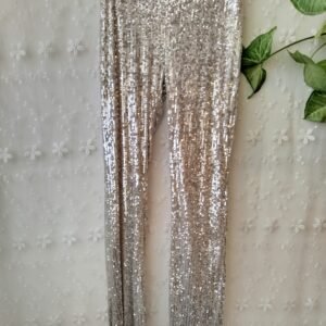 מכנסי פאייטים פדלפון של ZARA – חדש | S