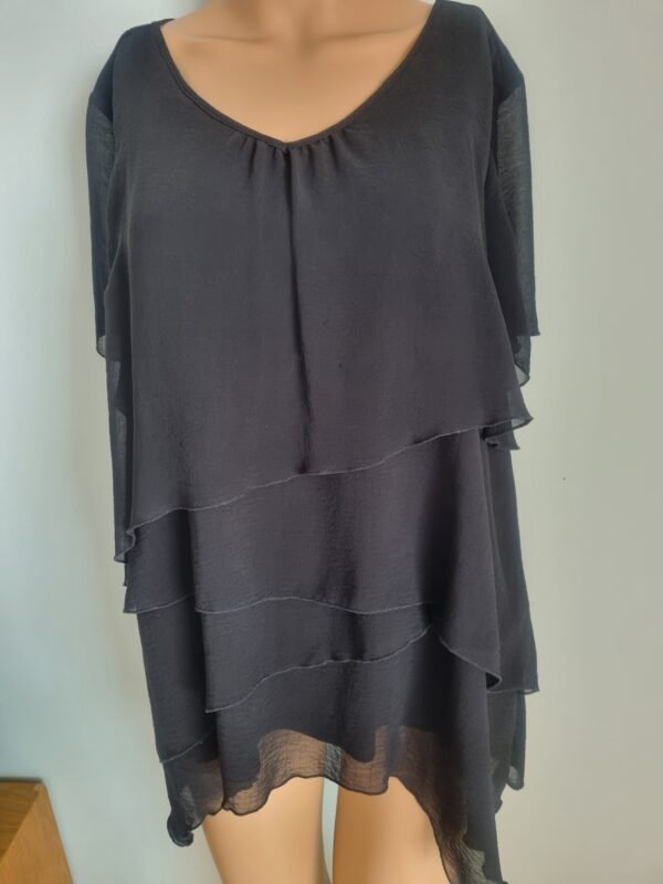 טוניקת ערב שכבות שיפון