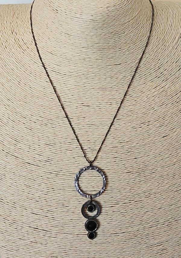 שרשרת ועגילים כסף מגנוליה