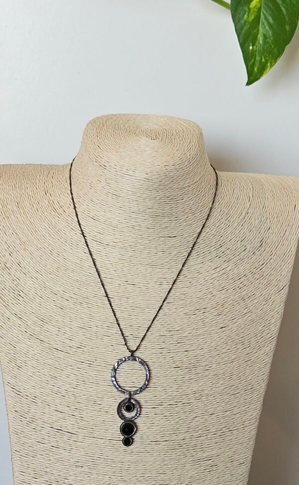 שרשרת ועגילים כסף מגנוליה