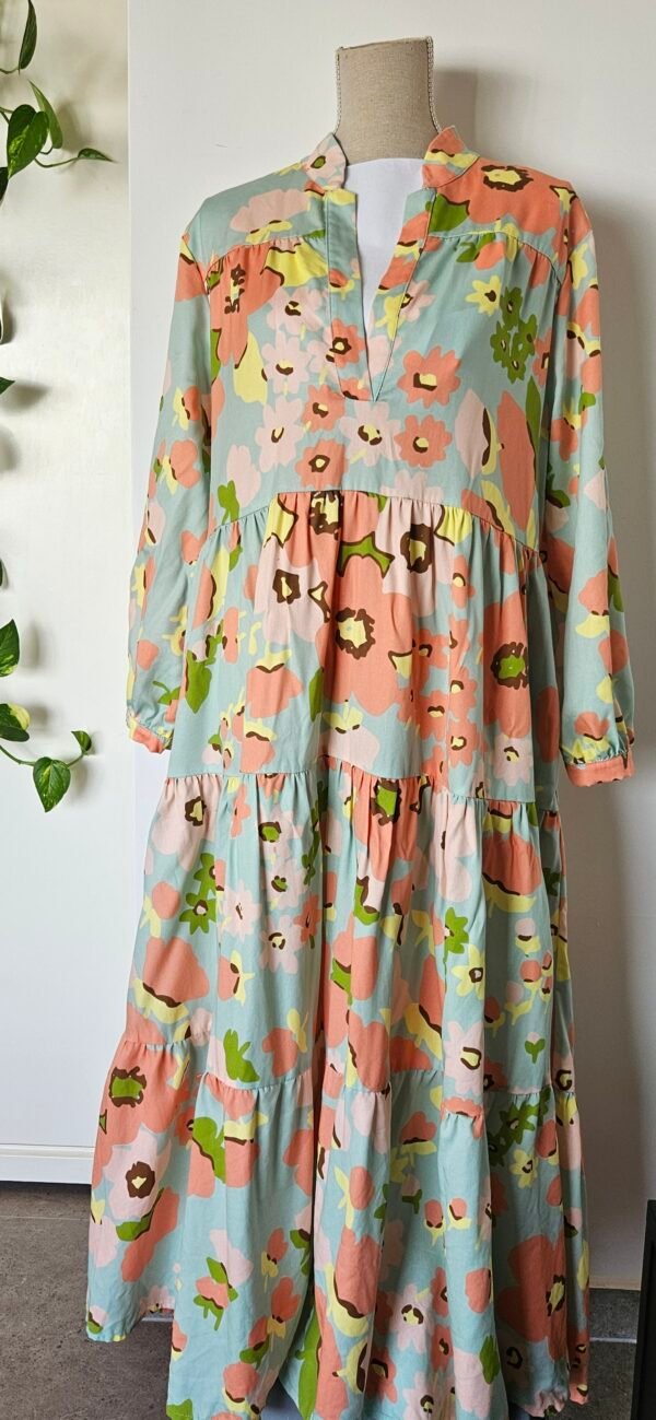 שמלה פרחונית מקסי מעצבת קרן שביט