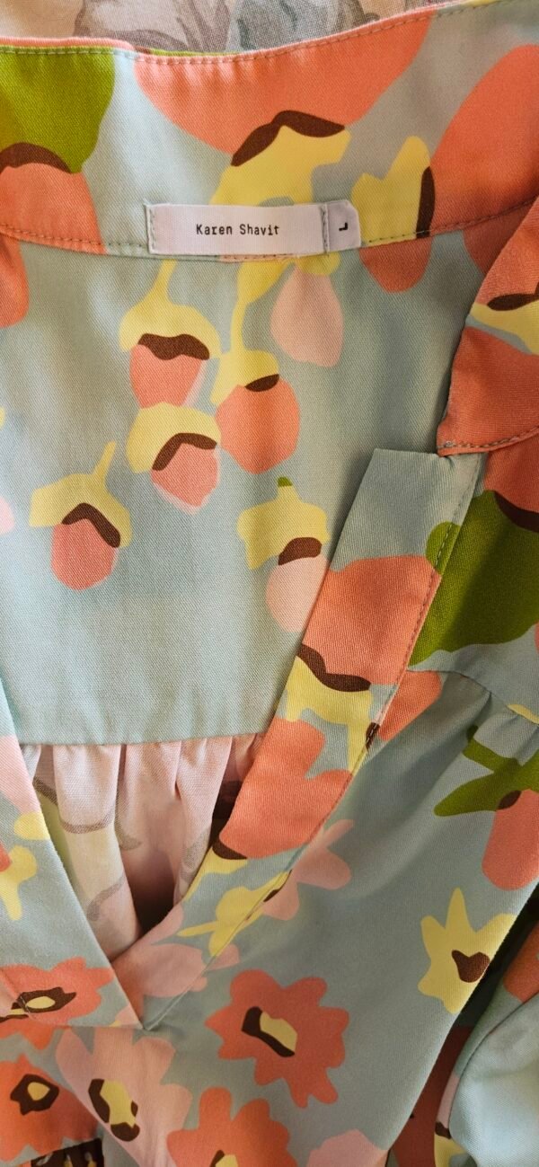 שמלה פרחונית מקסי מעצבת קרן שביט