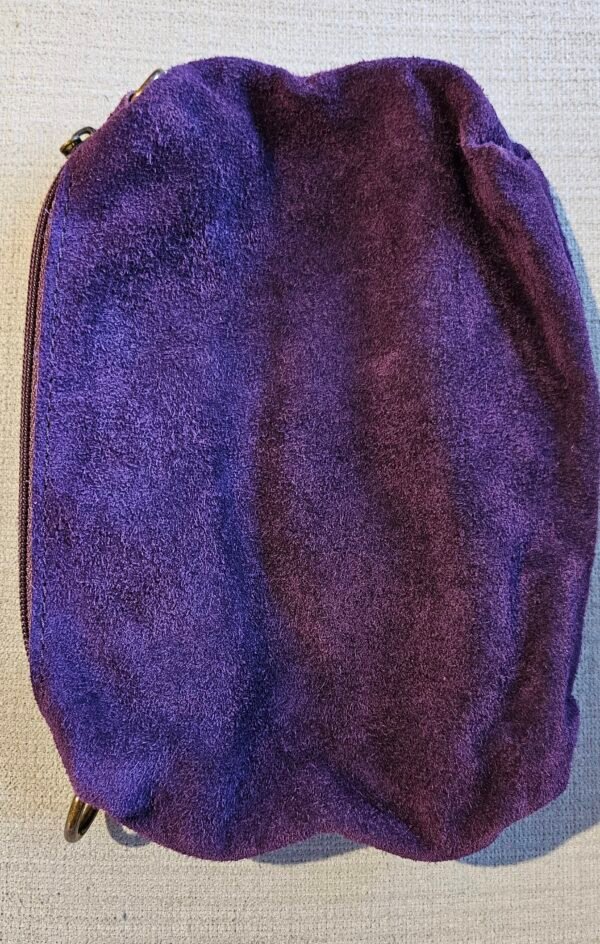 תיק וארנק מעור סגול