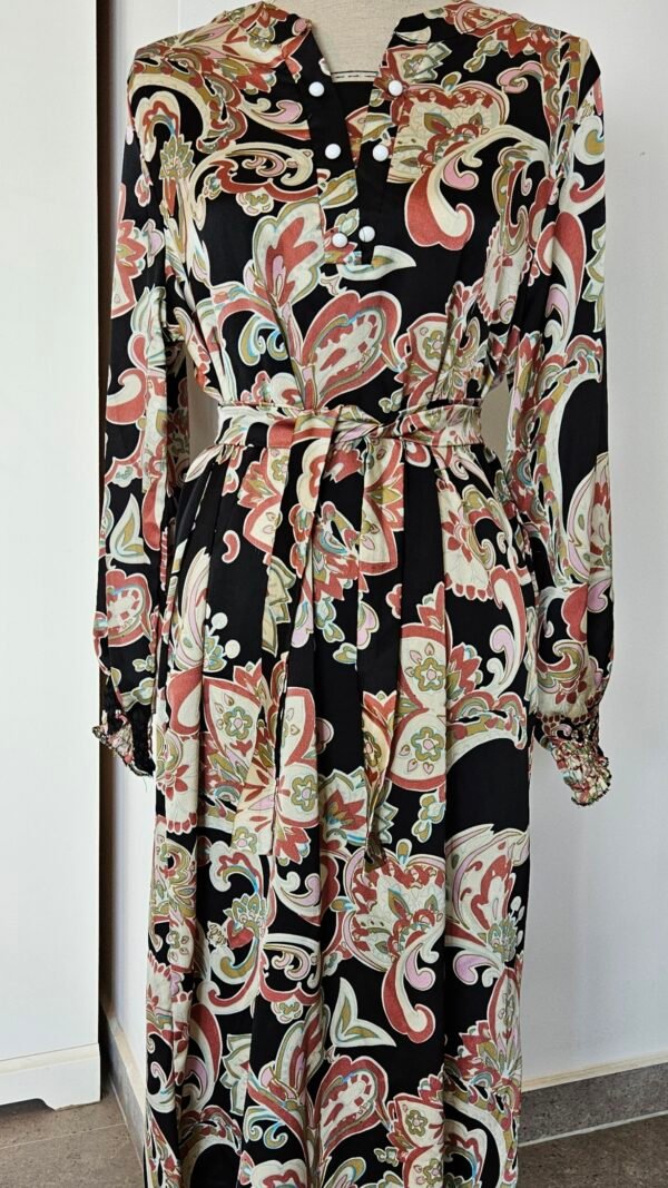 שמלה פרינט יפה שמלה פרינט יפה