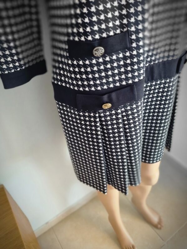 שמלת חורף משובצת וינטג' במידה 44