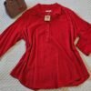 חולצה חדשה אדומה של כותון מידה 4