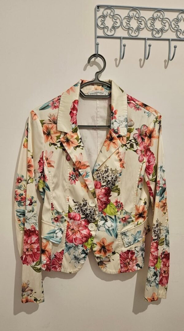 ג'קט פרחוני דק