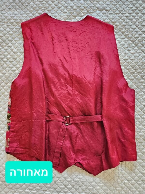 וסט פרחוני וינטאג'