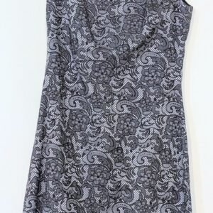 שמלת מעצבת נעמה בצלאל אפור כסוף פרחים