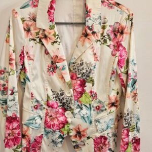 ג'קט פרחוני דק