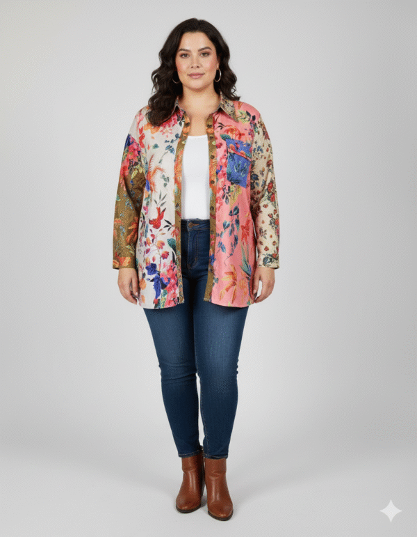 חולצה פרחונית ומיוחדת