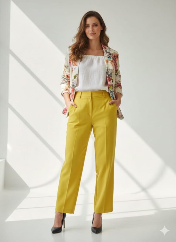 ג'קט פרחוני דק