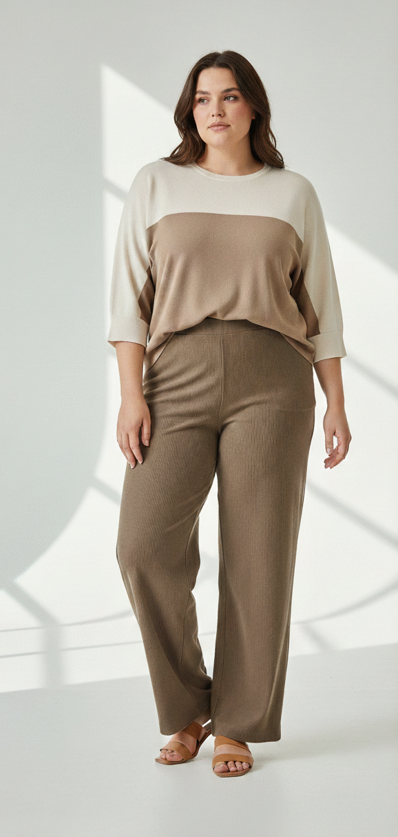 קורדרוי חום חדש cotton