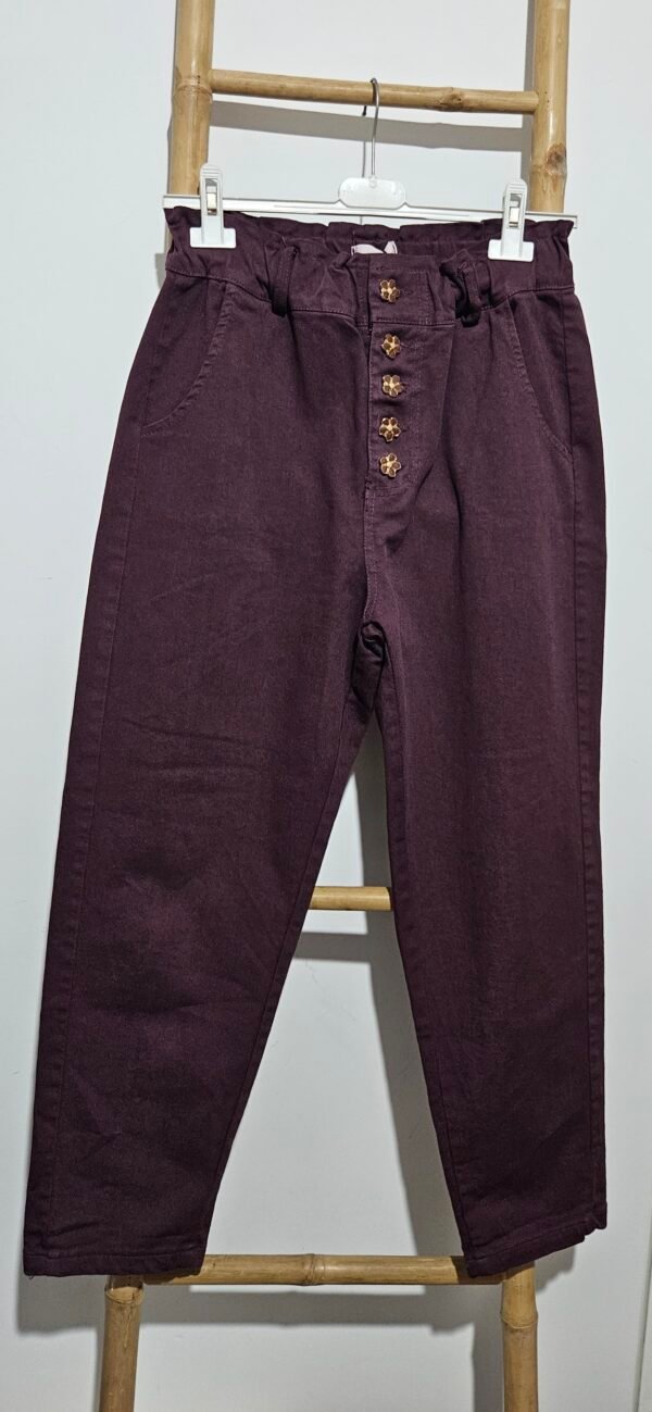 מכנסי גינס בצבע חציל חדשות🪻