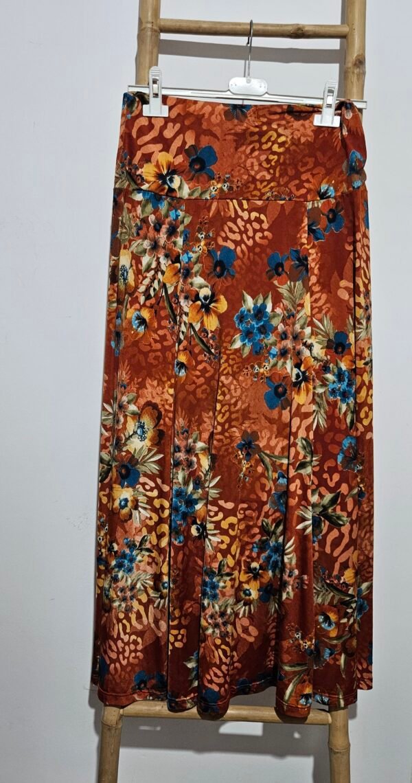 חצאית מקסי פרינט וואו