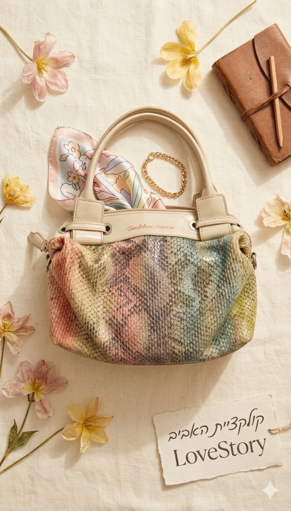 תיק עור צבעוני לקיץ