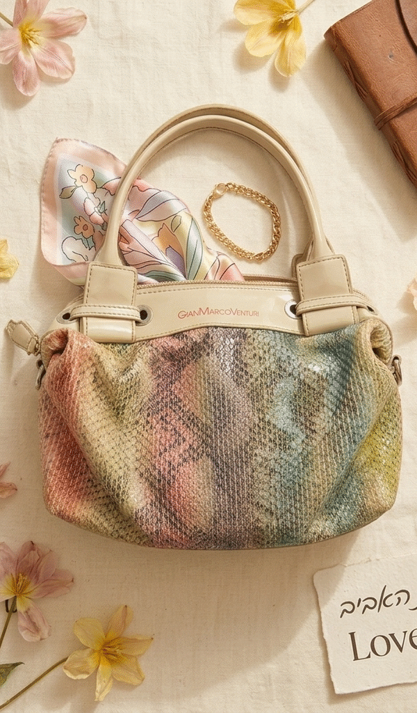 תיק עור צבעוני לקיץ